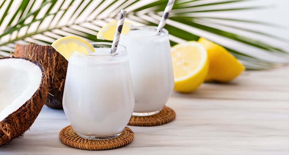 frozen limonada y coco