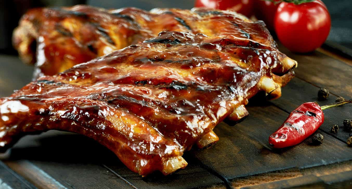 Costillas de Cerdo a la BBQ con Sriracha