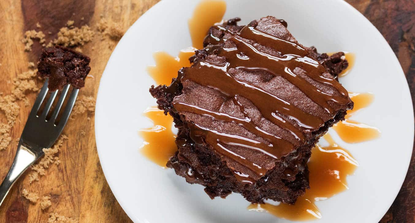 Brownies de Chocolate y Caramelo