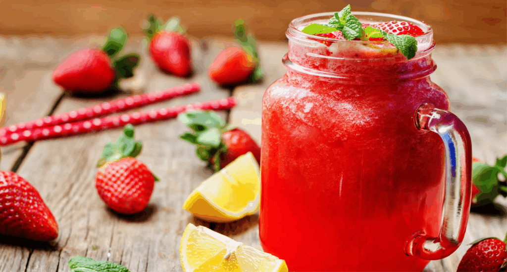Jugo de frutilla