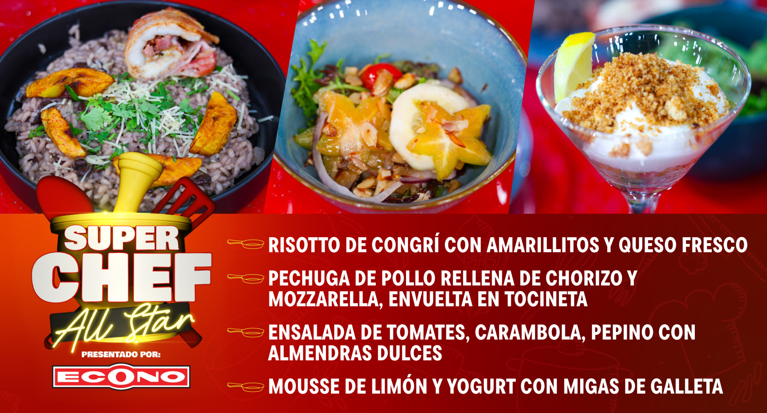 Super Chef All Star, presentado por Econo. Imagen destacada del artculo.