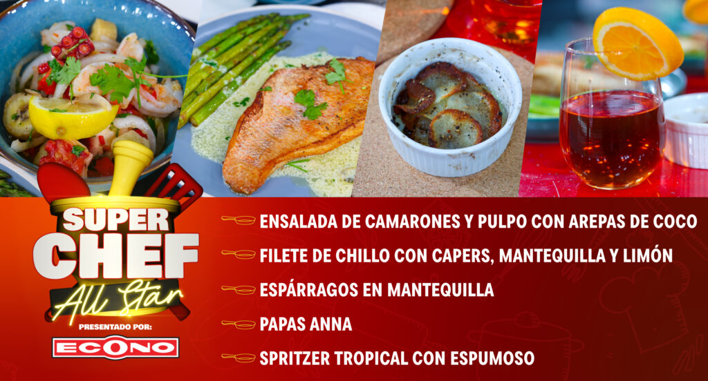 Super Chef All Star, presentado por Econo. Imagen destacada del artículo.