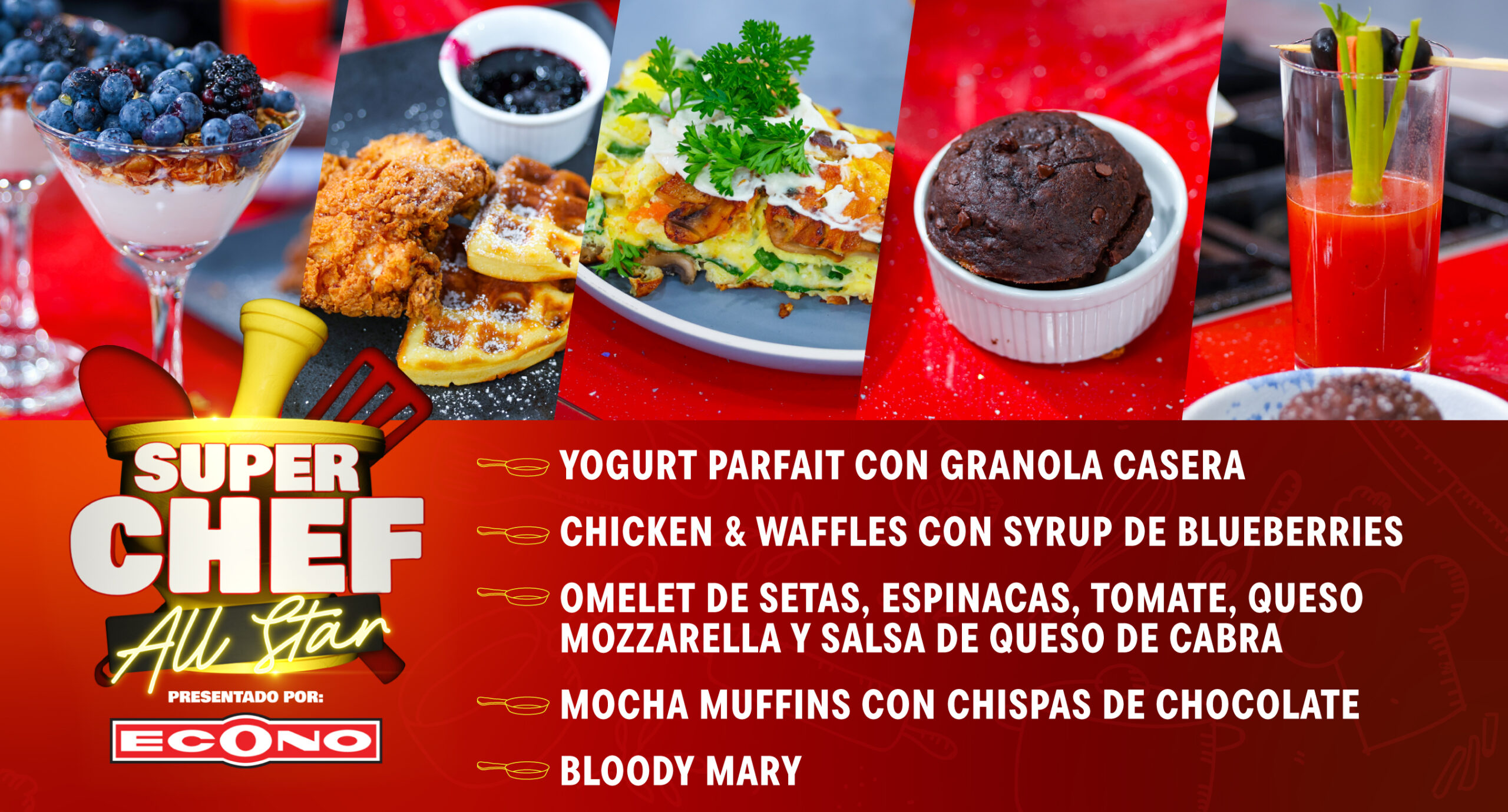 Super Chef All Star, presentado por Econo. Imagen destacada del artículo.