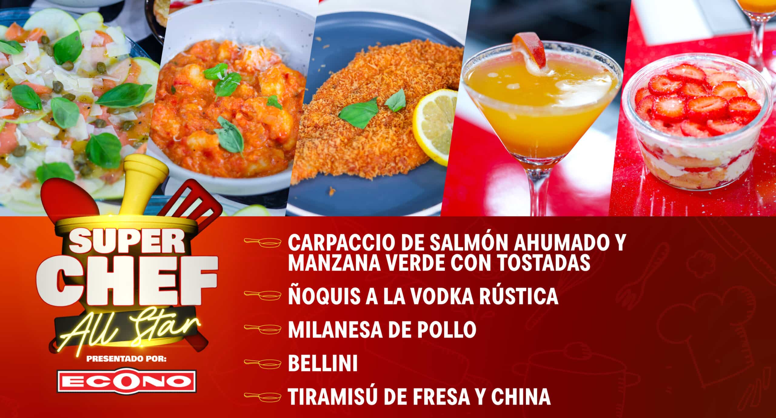 Super Chef All Star, presentado por Econo. Imagen destacada del artículo.