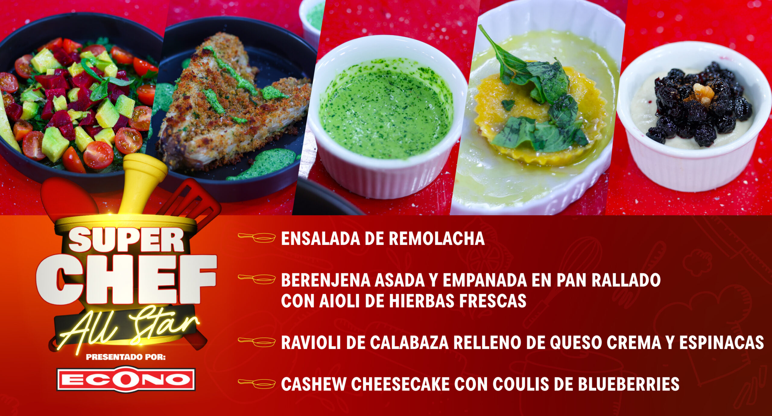 Super Chef All Star, presentado por Econo. Imagen destacada del artículo.