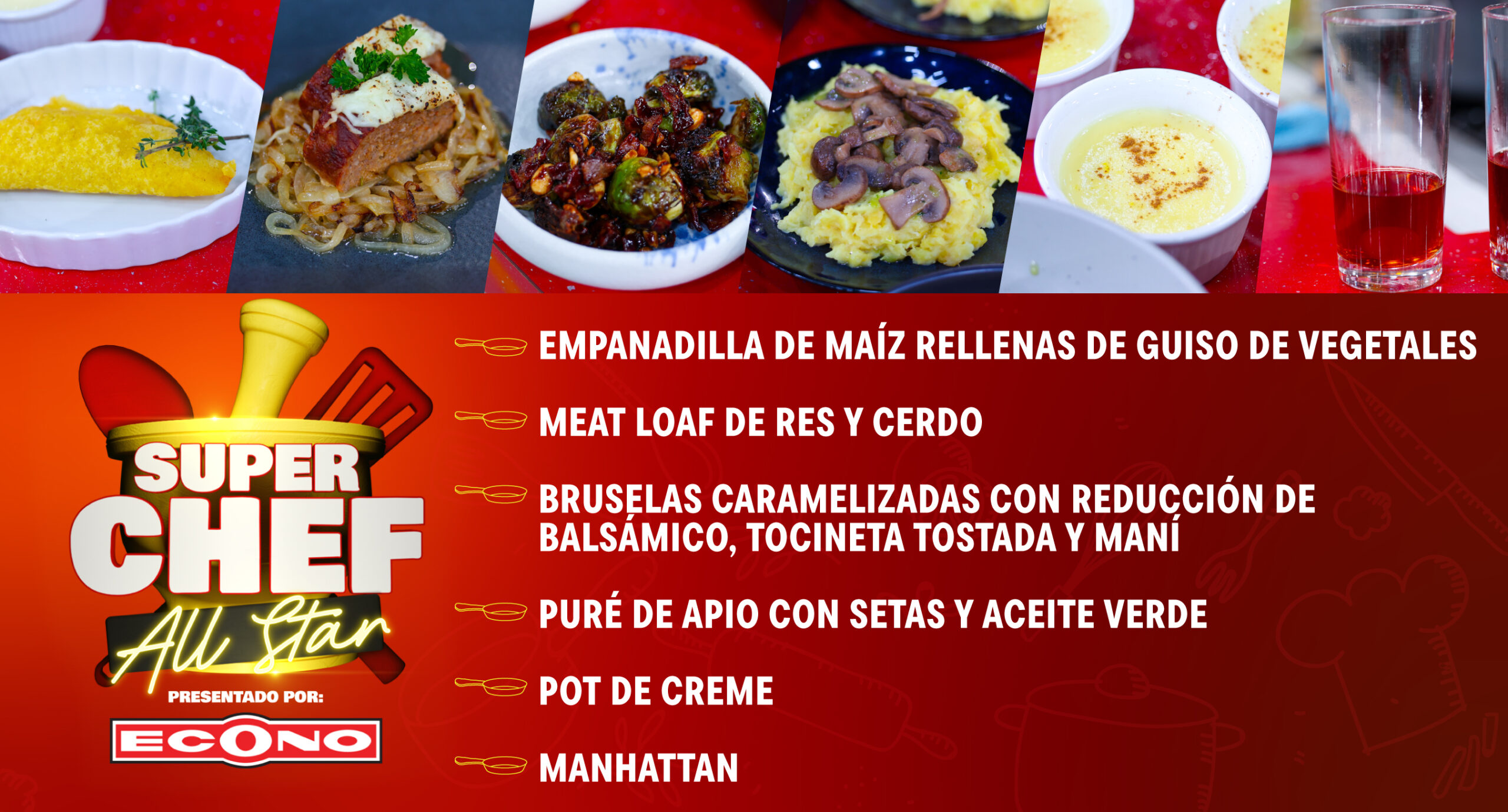 Super Chef All Star, presentado por Econo. Imagen destacada del artículo.