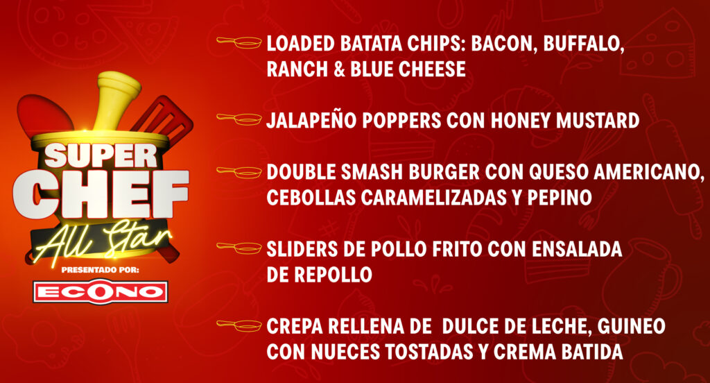 Super Chef All Star, presentado por Econo. Imagen destacada del artículo.