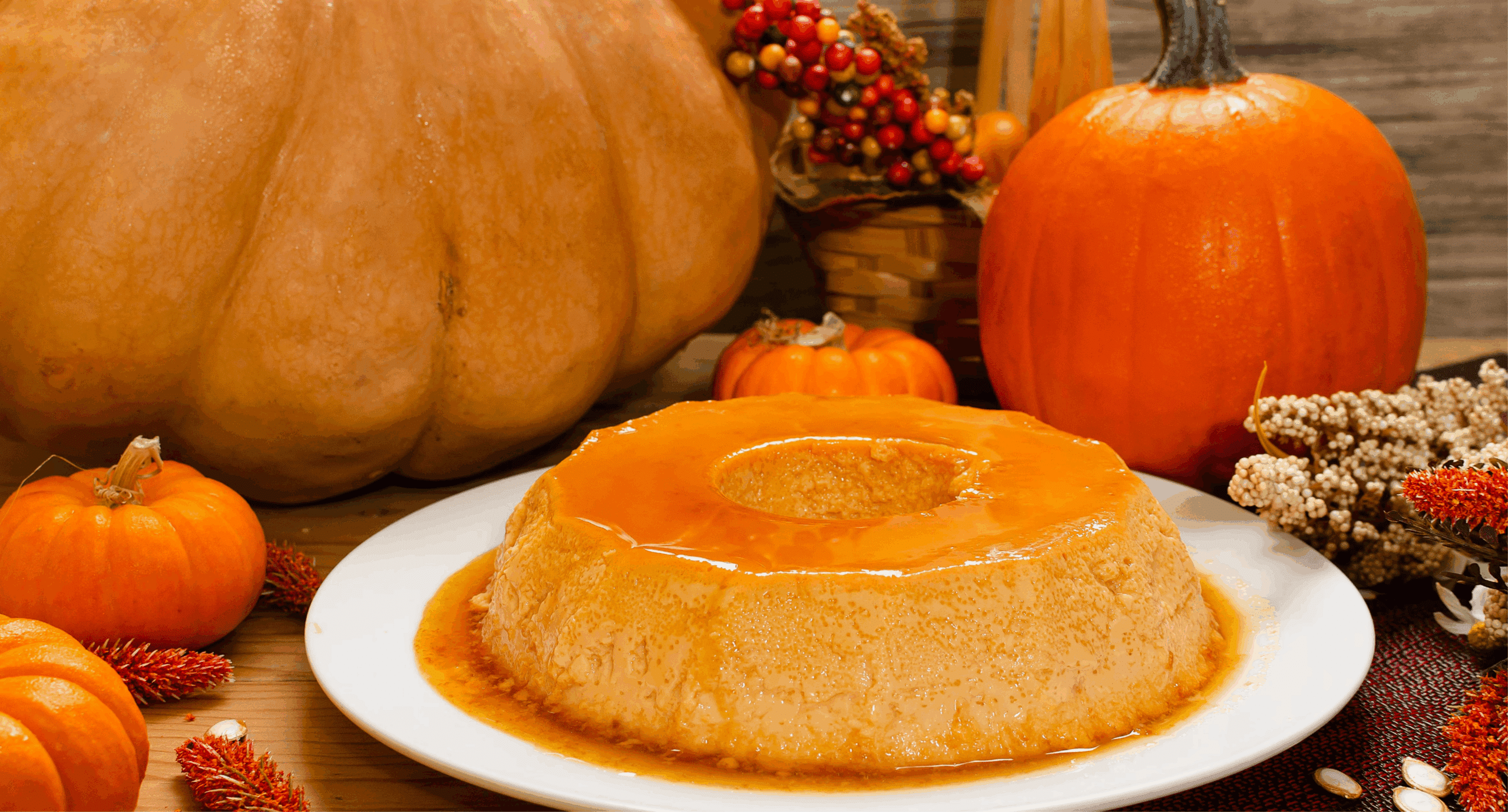 Flan de calabaza