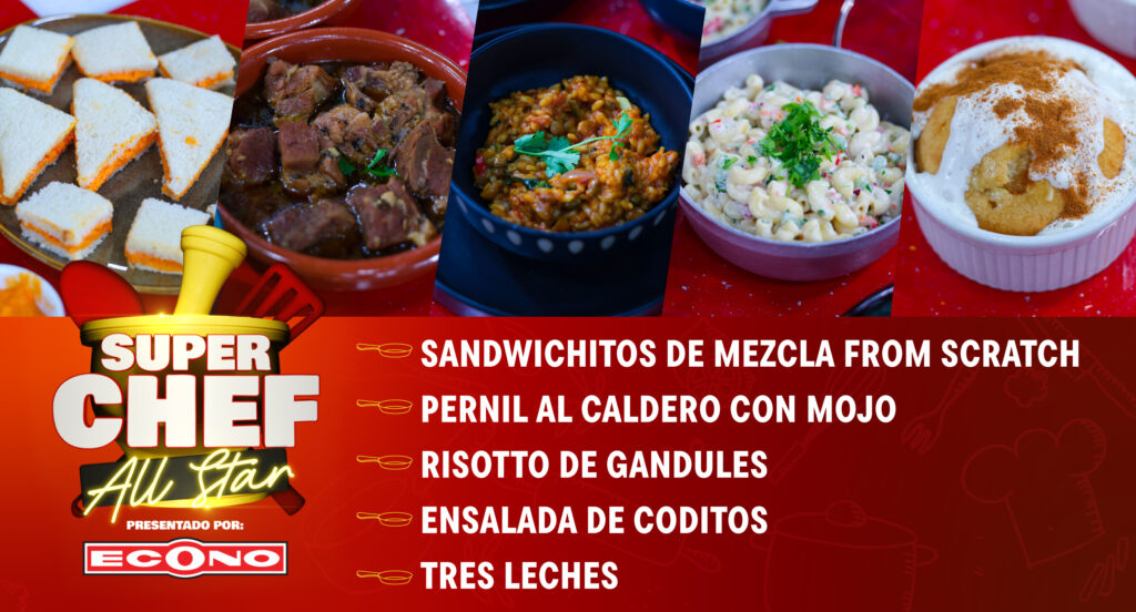 Super Chef All Star, presentado por Econo. Imagen destacada del artículo.