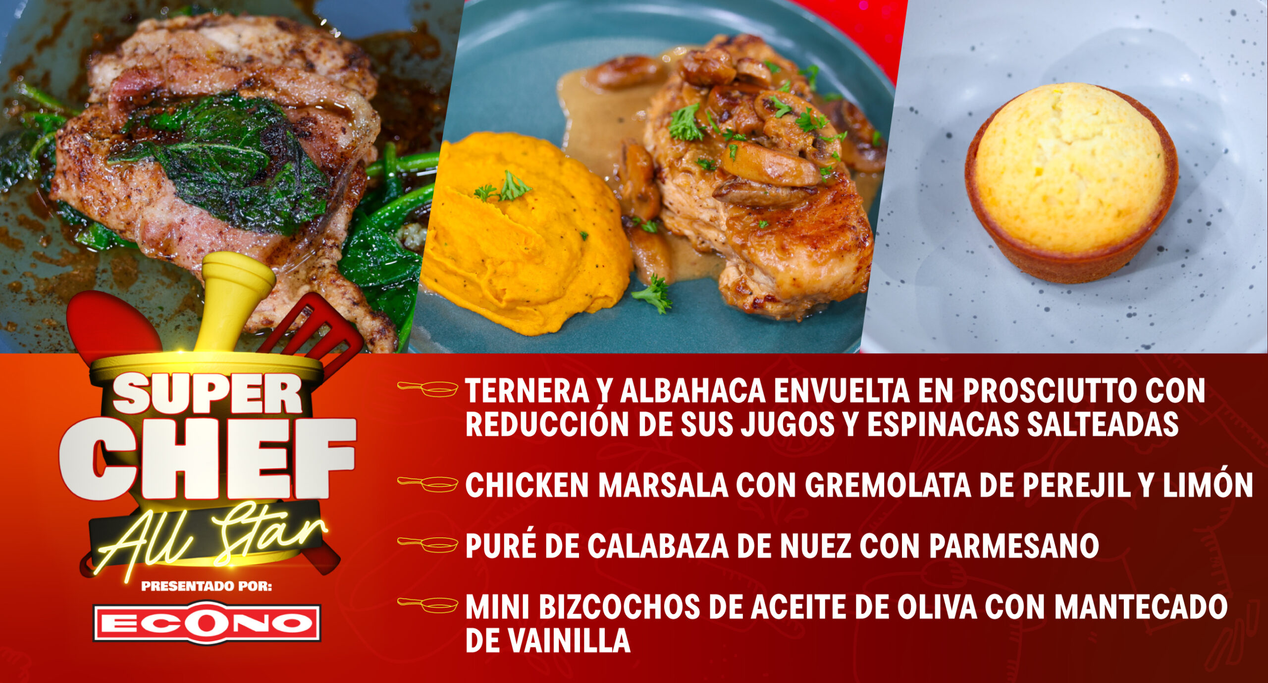 Super Chef All Star, presentado por Econo. Imagen destacada del artículo.