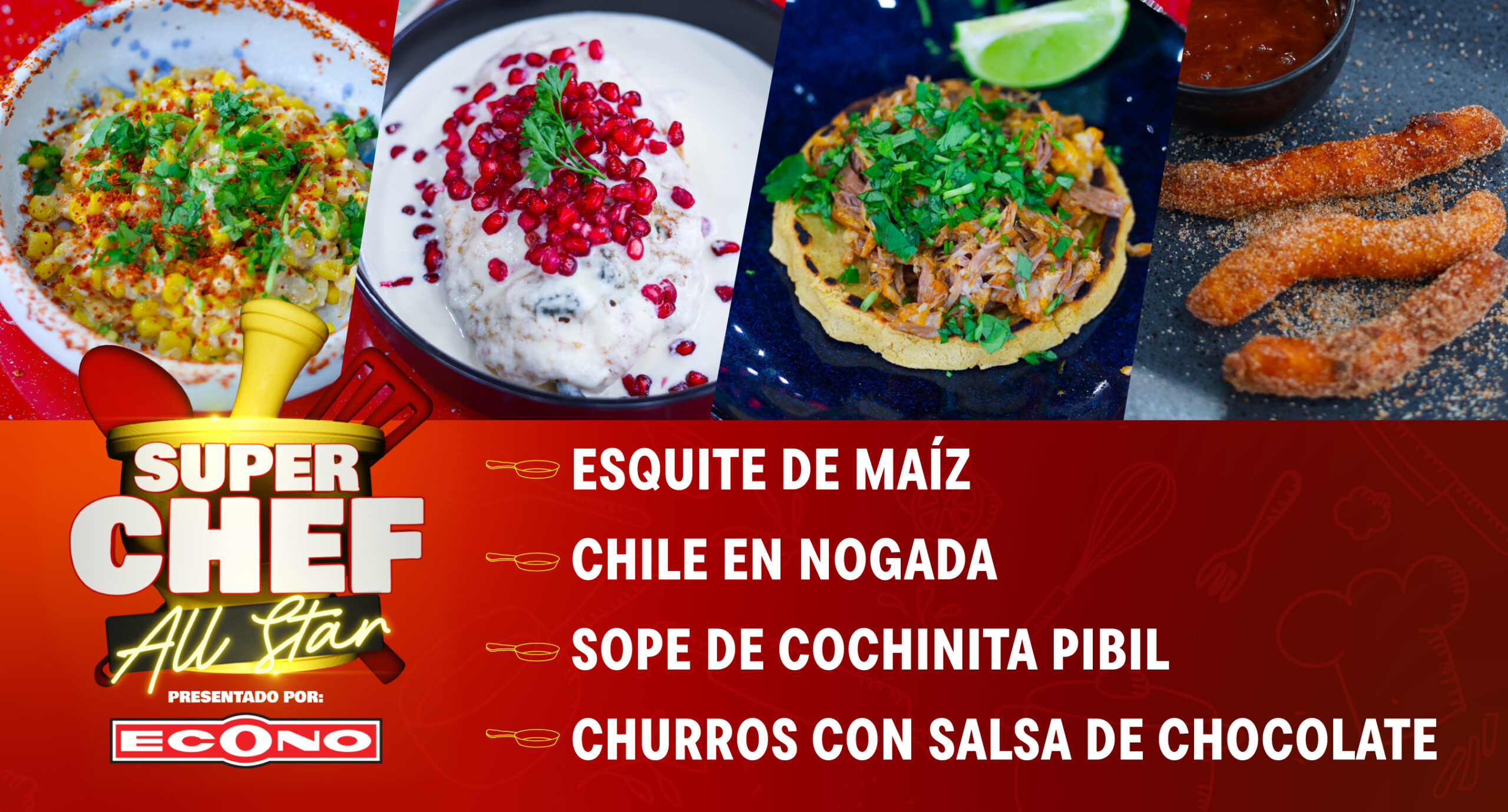 Super Chef All Star, presentado por Econo. Imagen destacada del artículo.