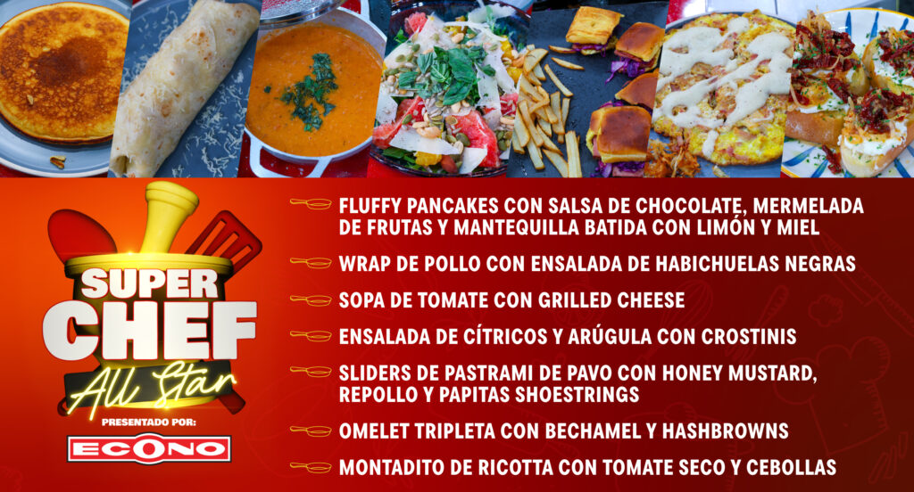 Super Chef All Star, presentado por Econo. Imagen destacada del artículo.