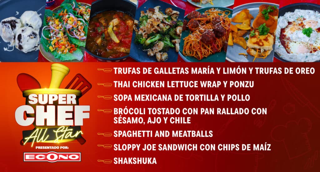 Super Chef All Star, presentado por Econo. Imagen destacada del artículo.