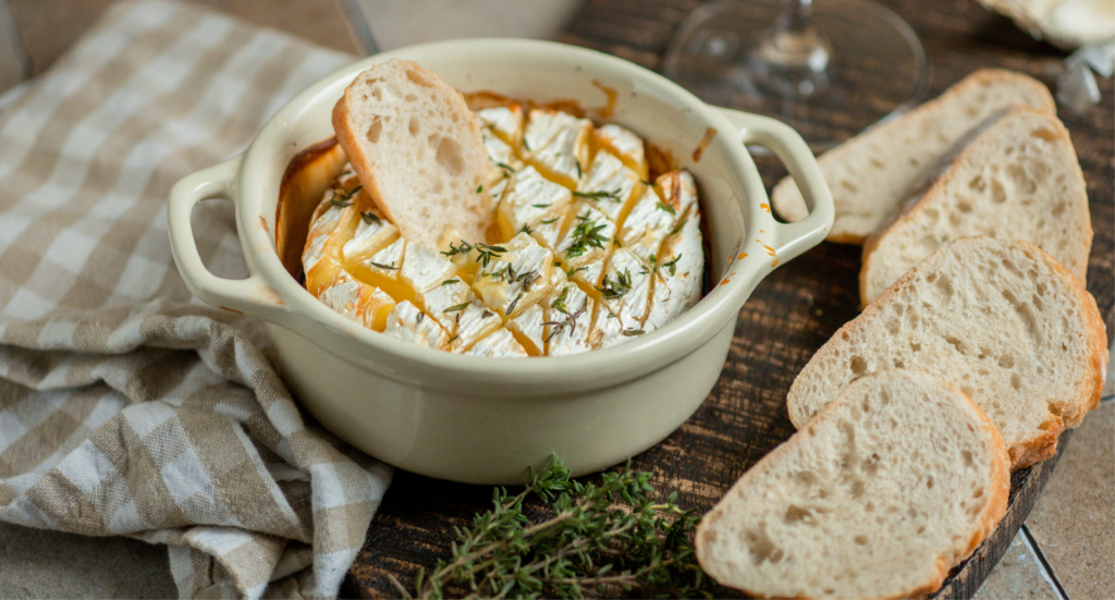 Queso brie horneado