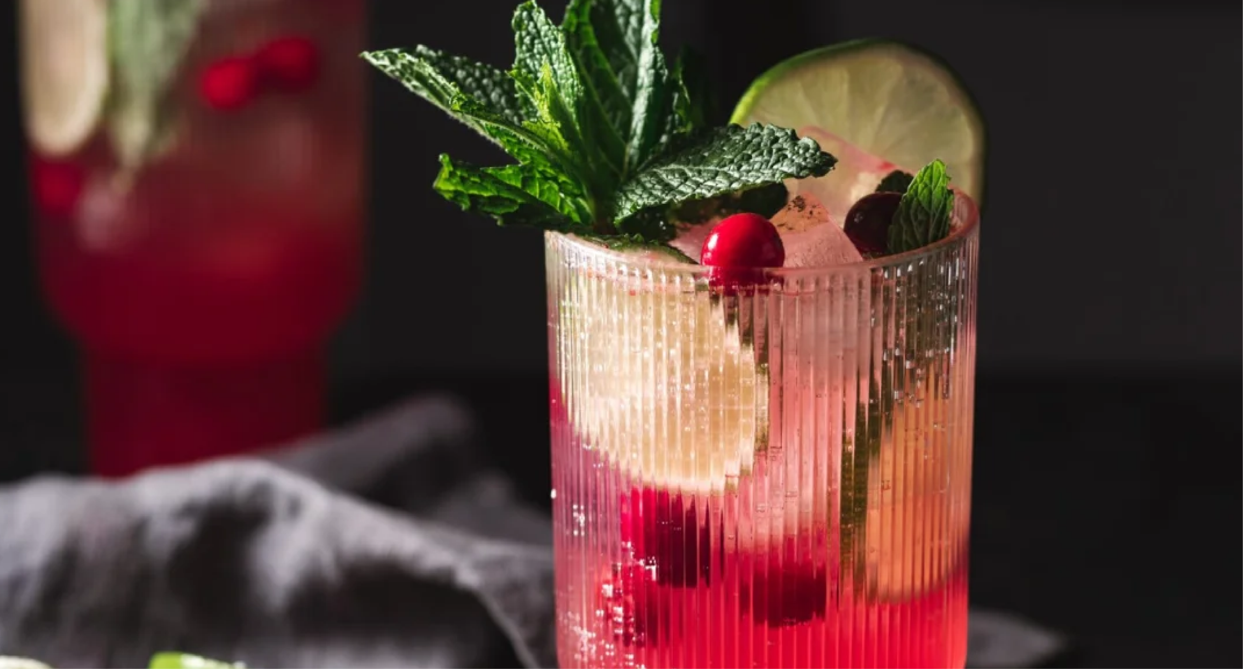 Mojito Navideño De Cranberry