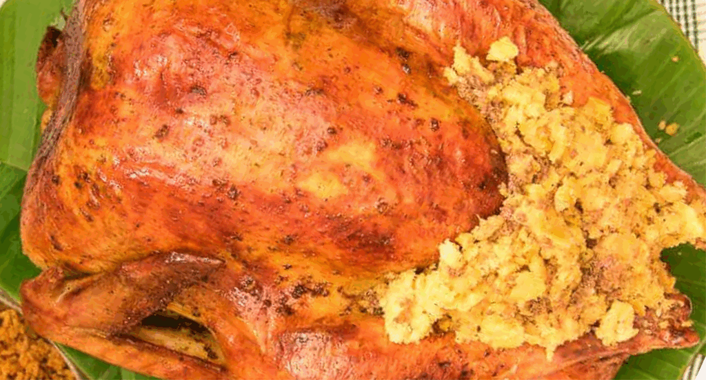 Pavochón relleno de mofongo