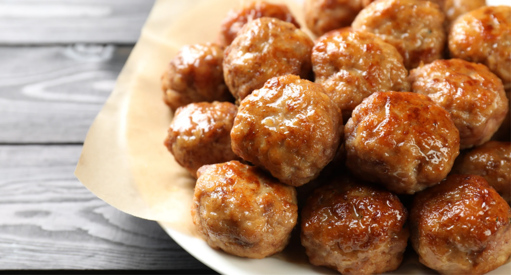 Albóndigas de pollo al horno