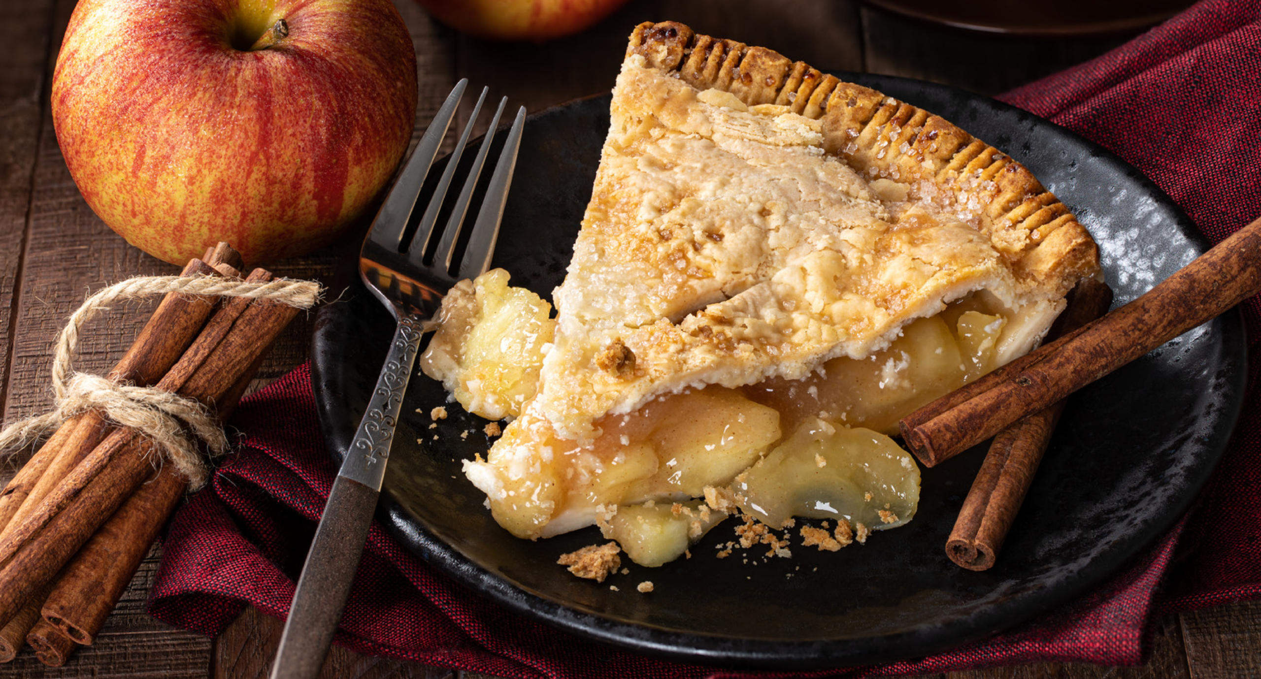 Apple Pie con canela y ron