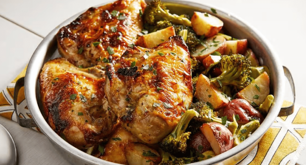 Pollo al estilo mediterráneo